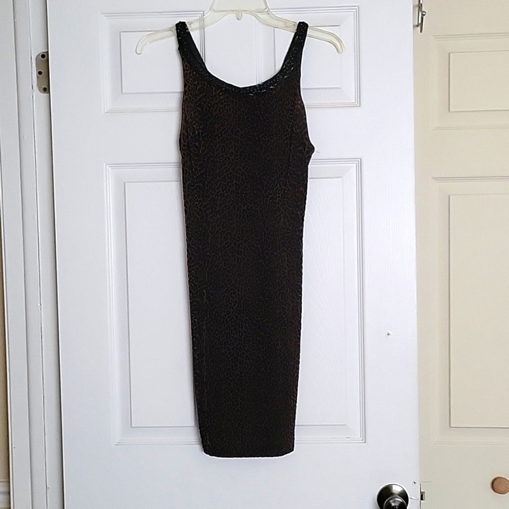 Alex Evenings Animal Print Dress